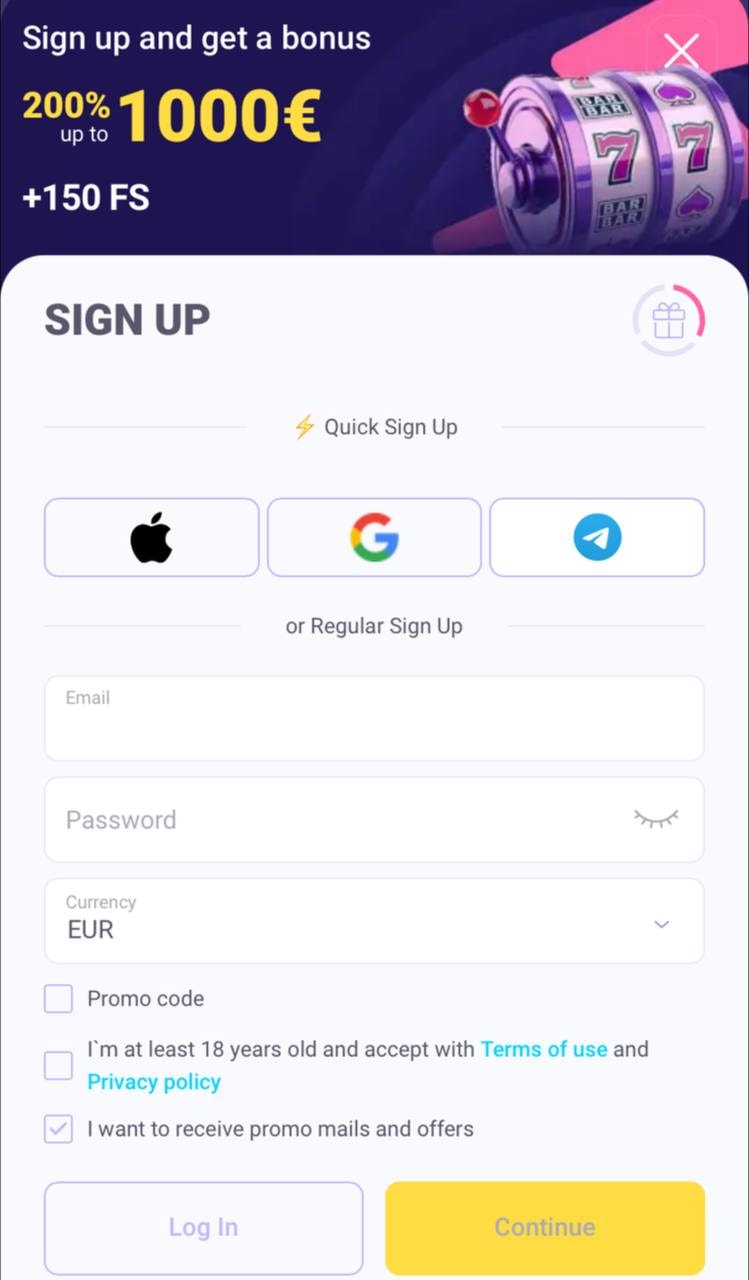 Lala.bet casino registration