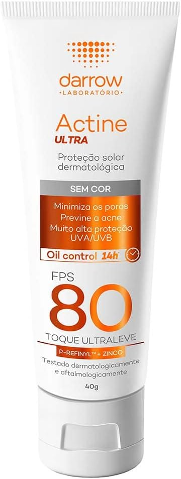 Protetor solar ultra Darrow Actine. Fonte da imagem: site oficial da marca. 