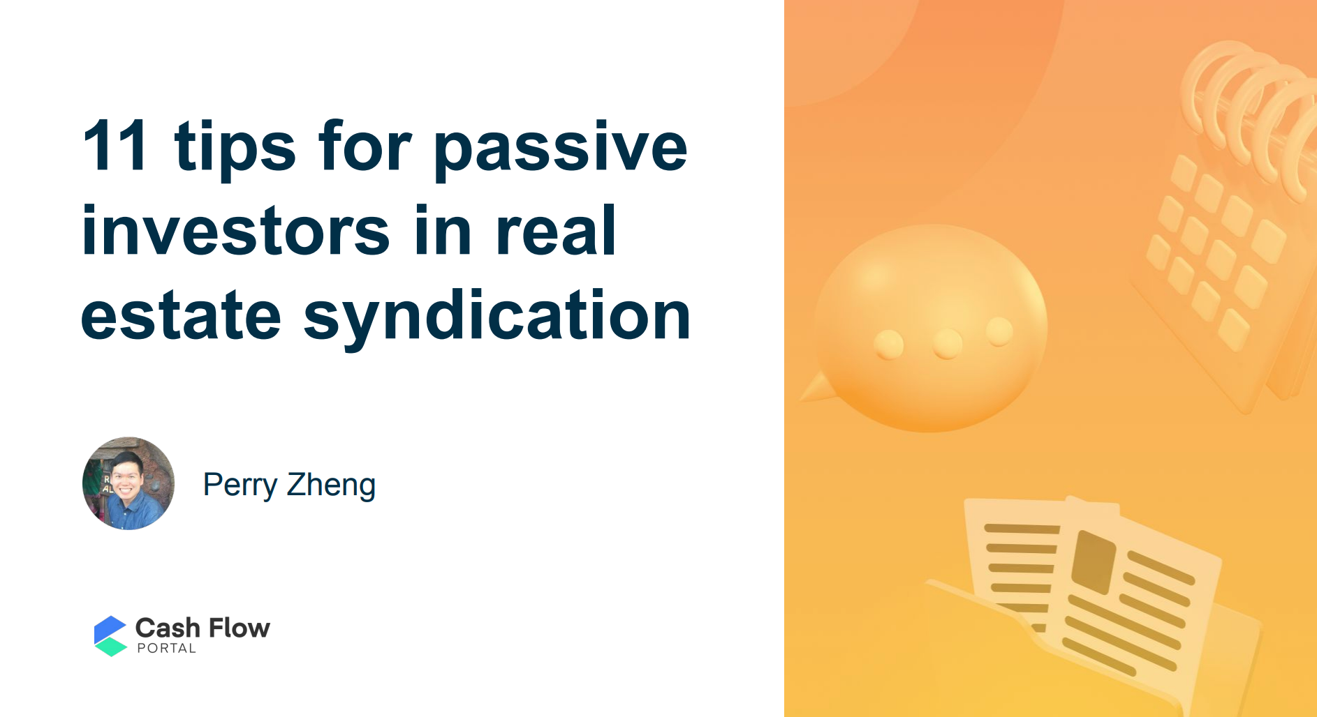 tips for passive investors in real estate syndication