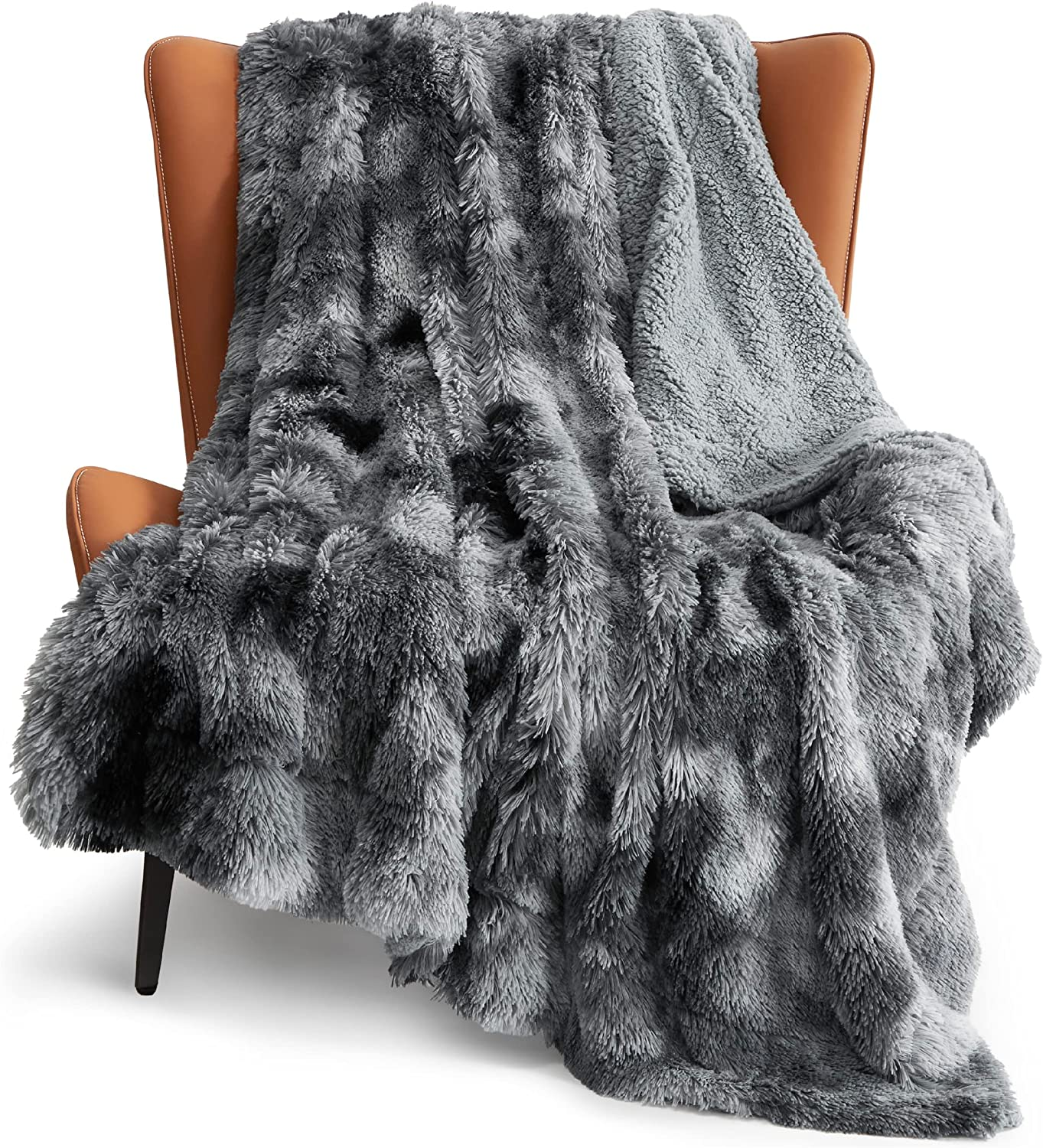 Faux Fur Throw Luxury Blanket