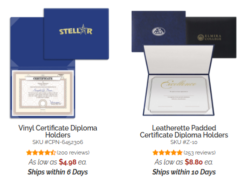 Custom Medals and Certificates