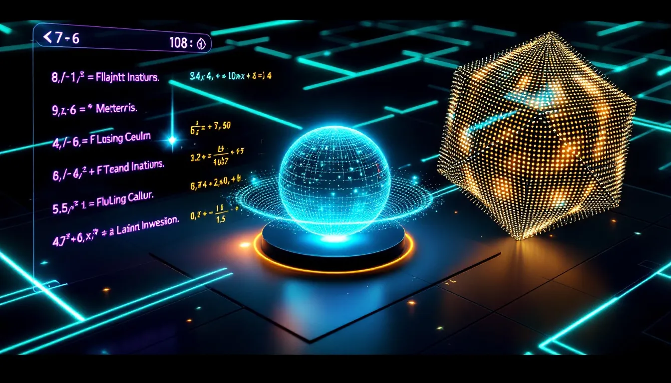 An online mathematics learning platform showcasing various math problems for students.