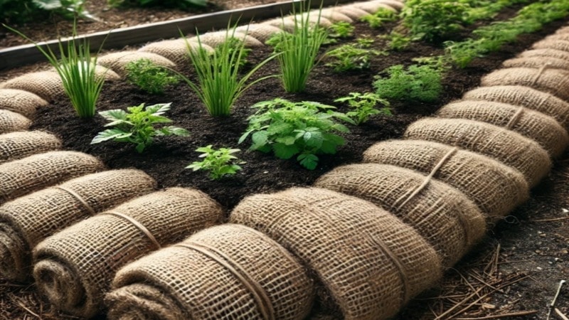 Burlap as a Natural Mulch Alternative