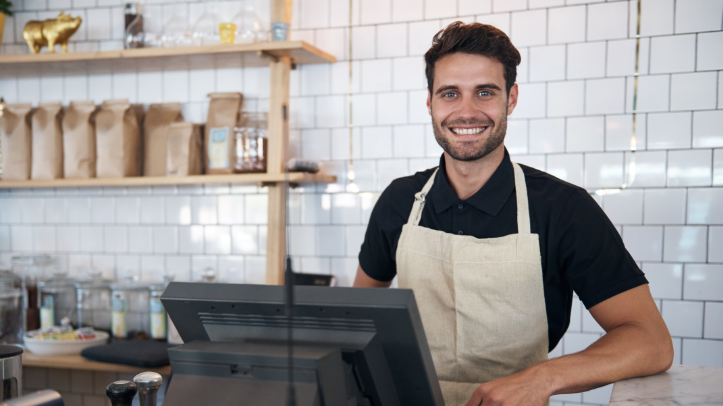 A person operating a Restaurant HR Software