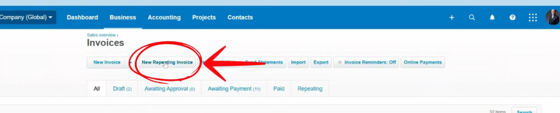 Xero Recurring Transactions Setup for Malaysian Businesses 4