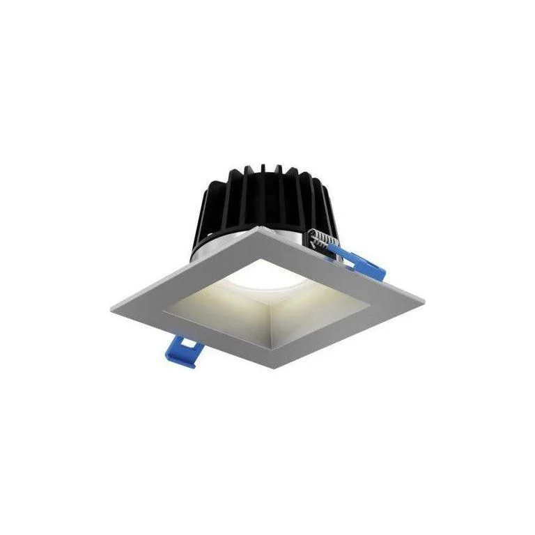 Square recessed downlight with adjustable color temperatures, available to shop in multiple trim styles