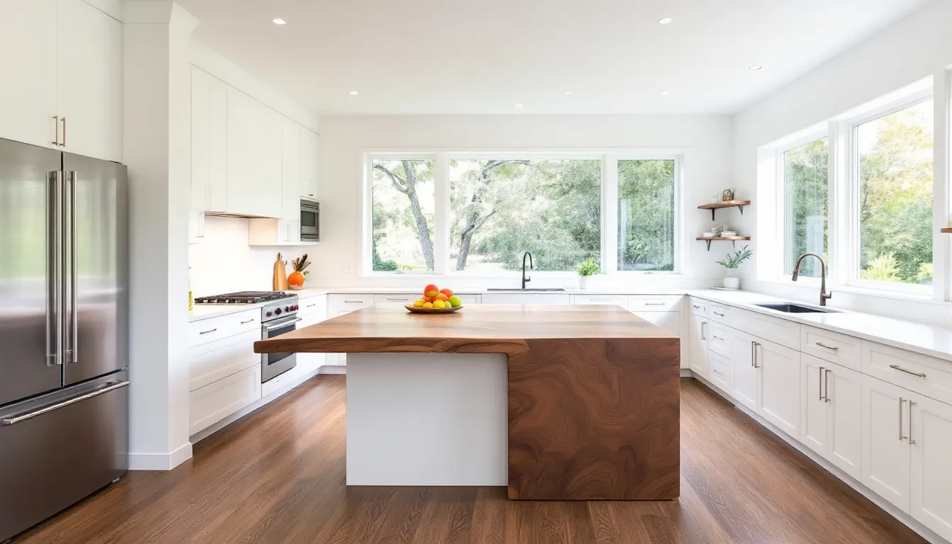 A beautifully remodeled kitchen in Walnut Creek showcasing custom cabinetry and modern design.