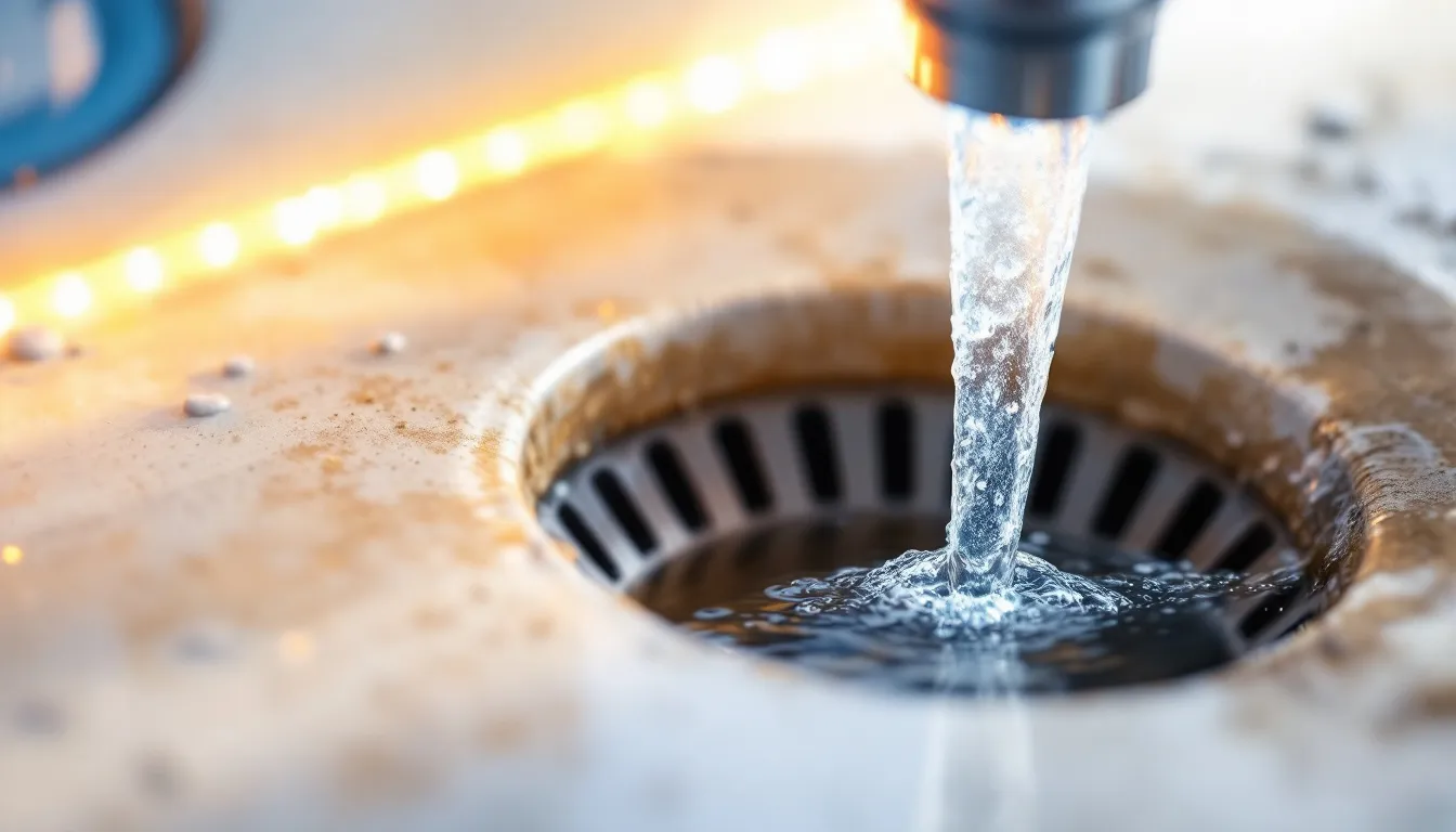 A clean and clear drain after professional drain cleaning, illustrating the benefits of the service.