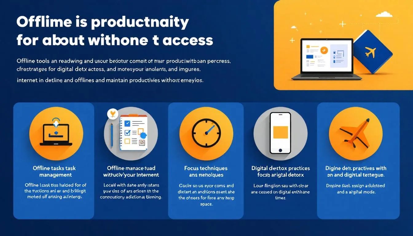 Maintenir la productivité sans connexion réseau.