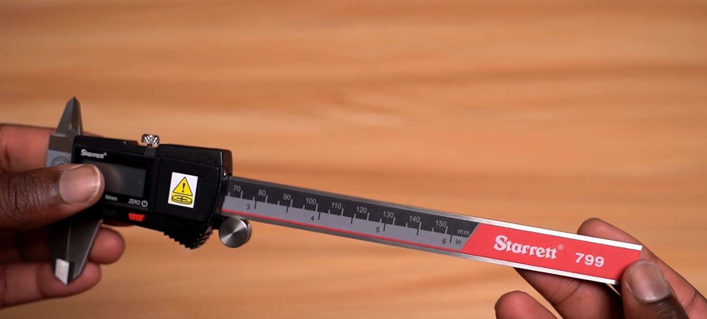 Starrett slide caliper