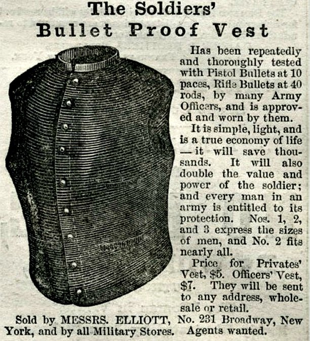 The Soldiers Bulletproof Vest from the American Civil War
