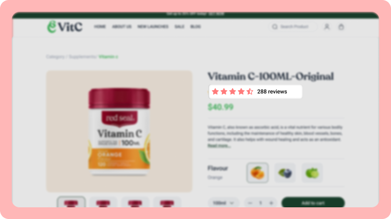 Star Rating (Quick credibility signal)