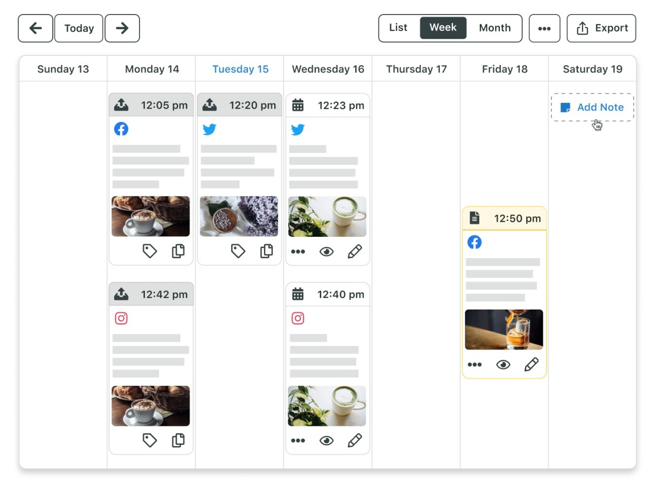 Sprout social review: Screenshot of the publishing and scheduling features.