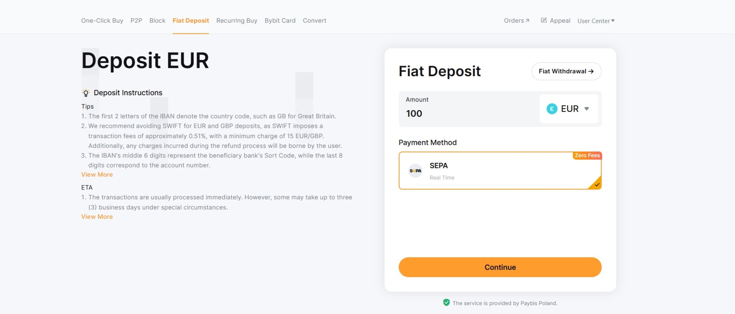 Buy DOGE with Bank Transfer