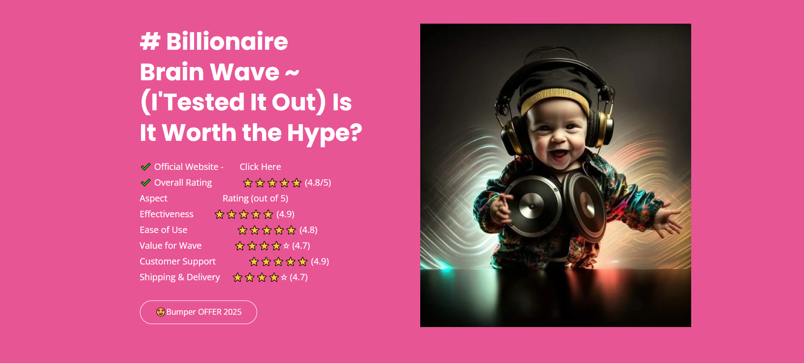 Billionaire Brain Wave Reviews