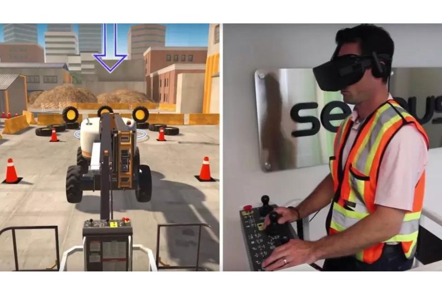 Game AR VR untuk peralatan berat
