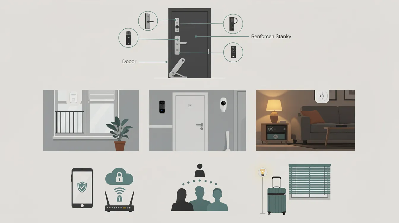Enhancing apartment security beyond traditional systems.