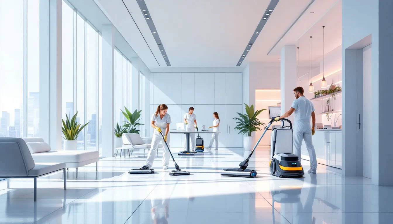 Specialized cleaning services for a pristine environment.