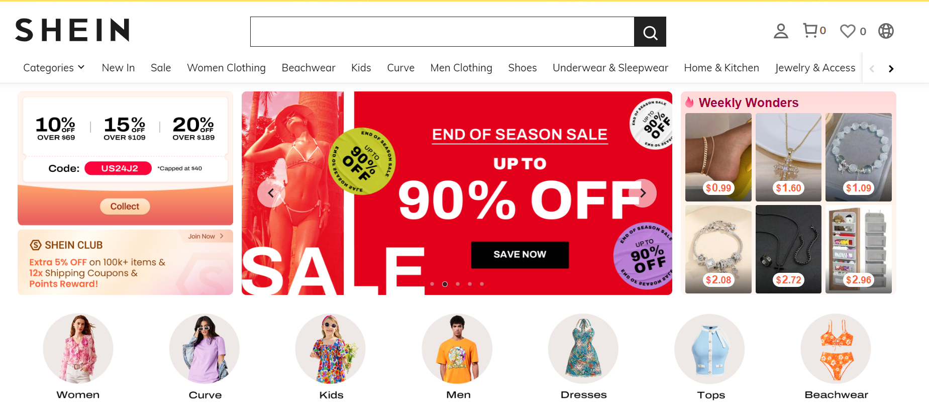 Shein is a major player in the fashion industry and is ideal for those wanting to dropship Malaysia clothing. They offer fast shipping times at low prices.