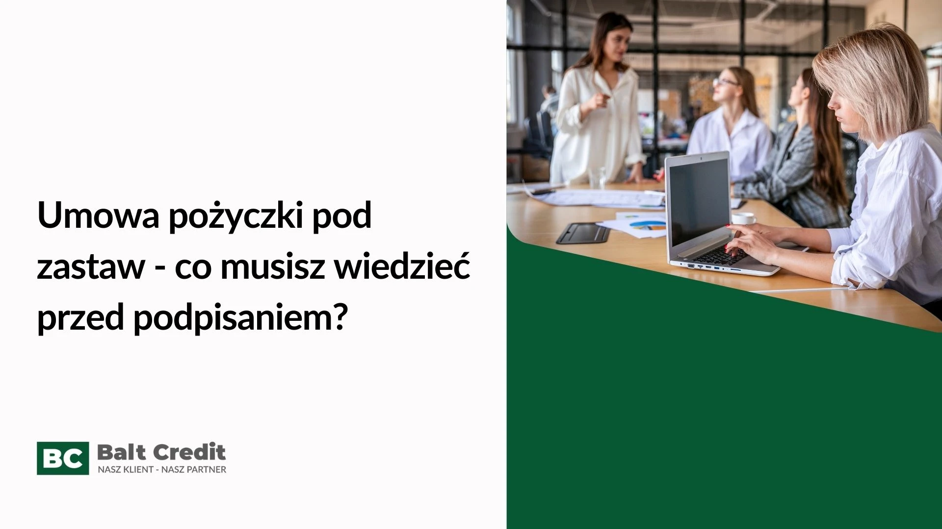 Umowa pożyczki pod zastaw