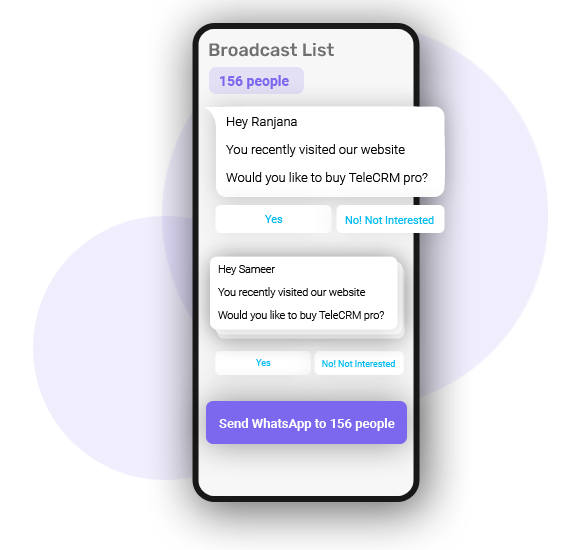 Running WhastApp marketing campaigns that keep leads warm in Telecrm