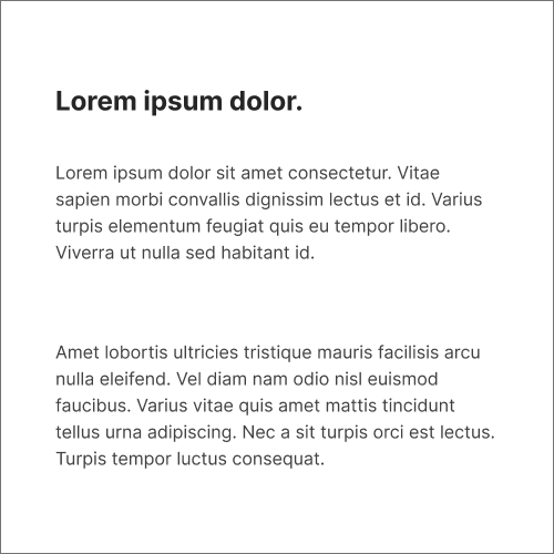 dark gray on pure white