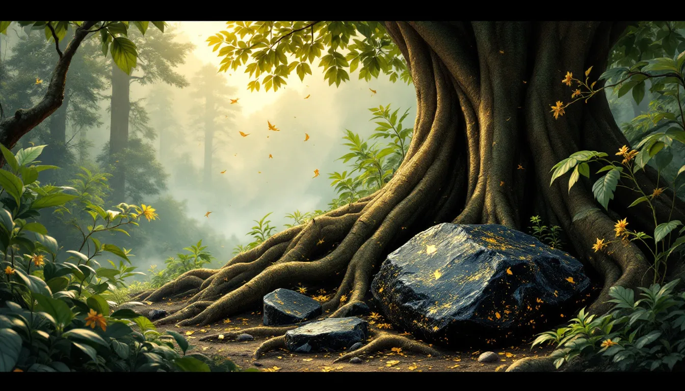 An overview of shilajit resin in its natural environment.