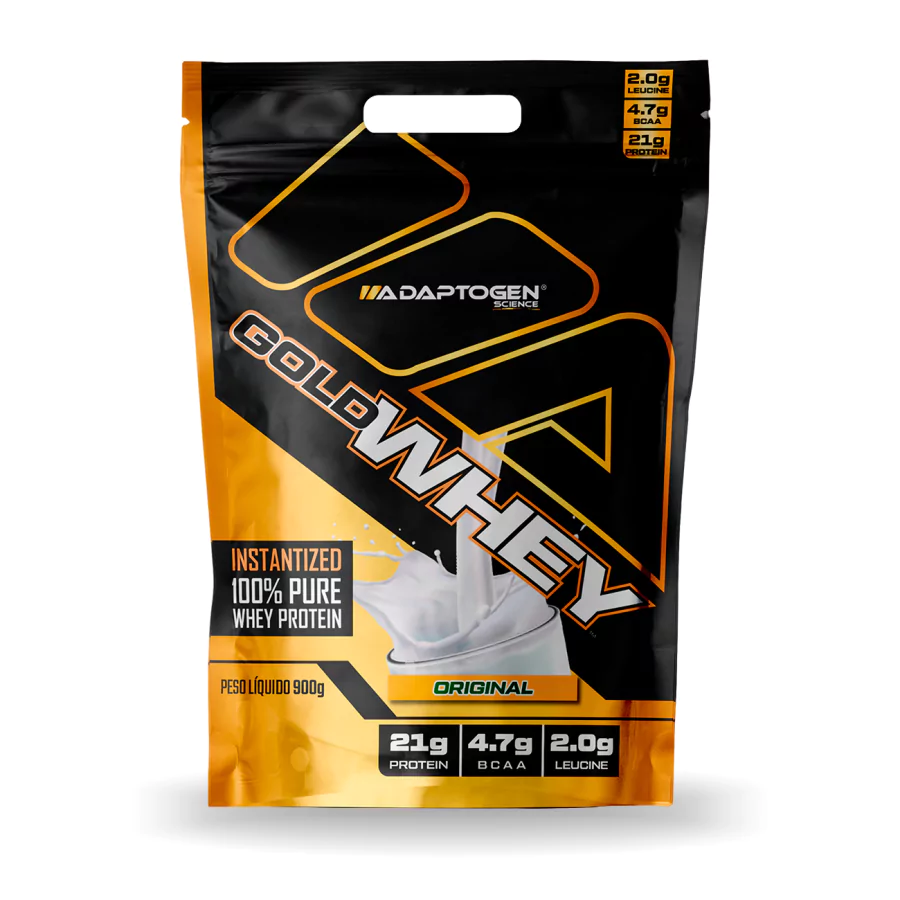 Gold Whey da Adaptogen. Fonte da imagem: site oficial da marca.