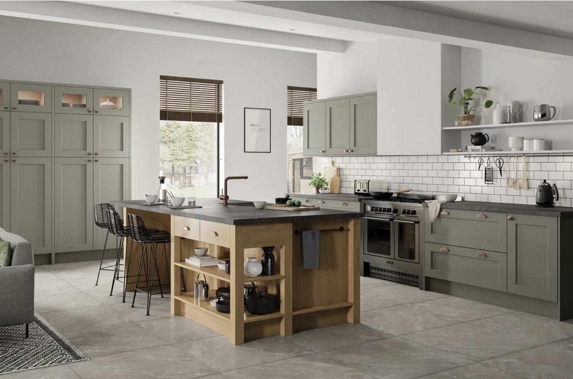 Modern kitchen island