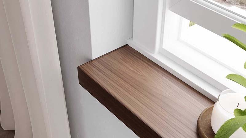 Hardwood window sill