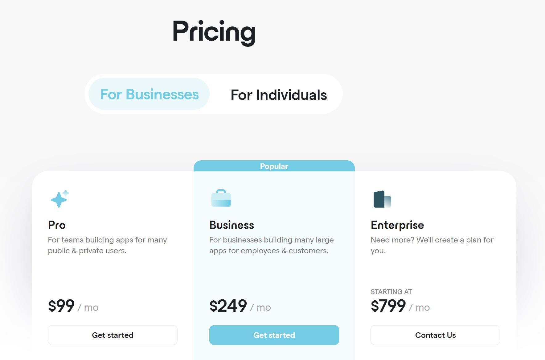 glide pricing businesses