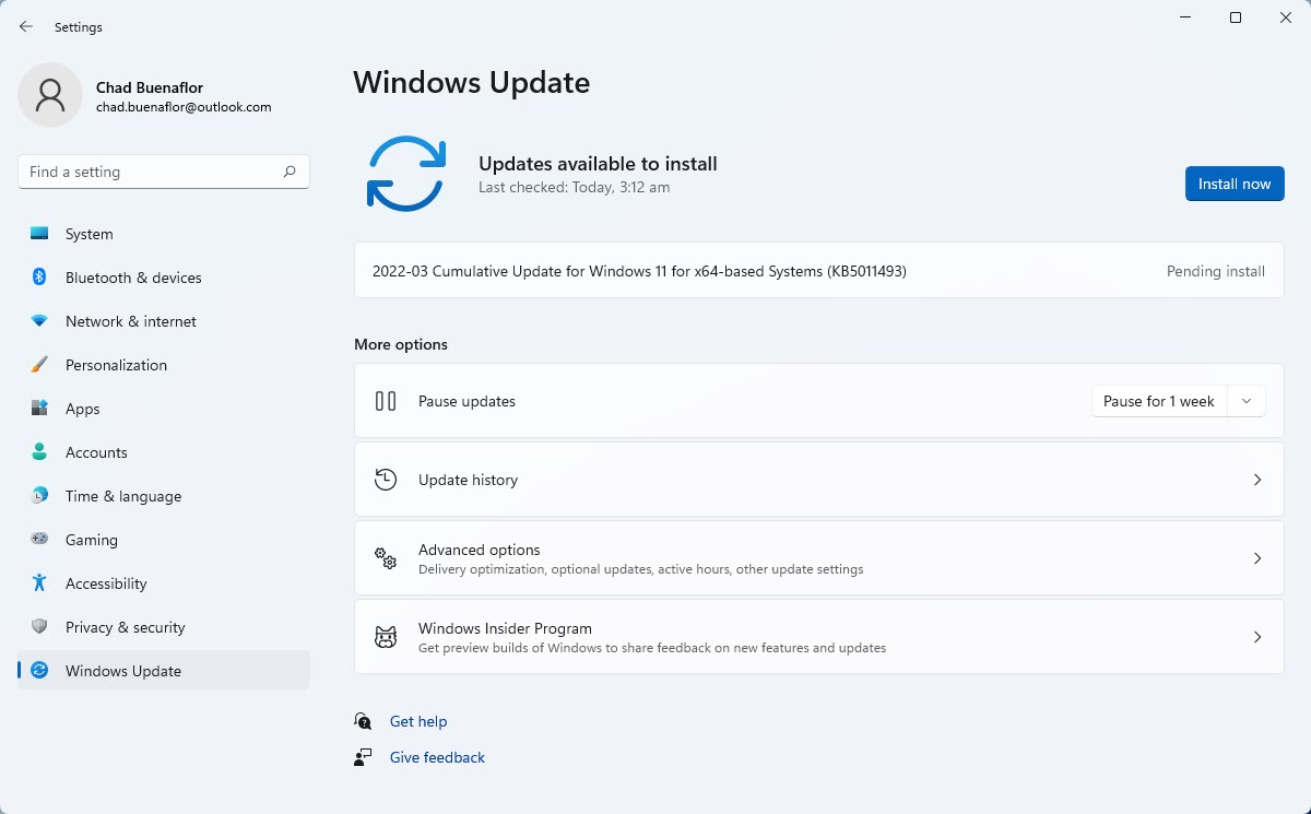 Update your Windows operating system
