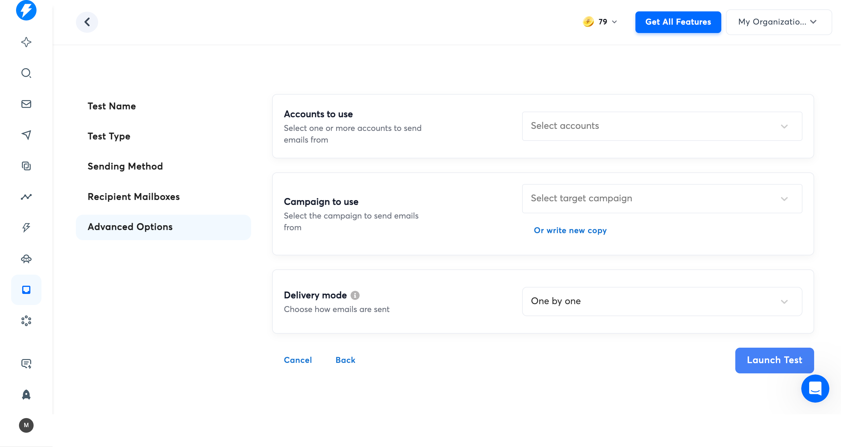 Campaign workflow comparison