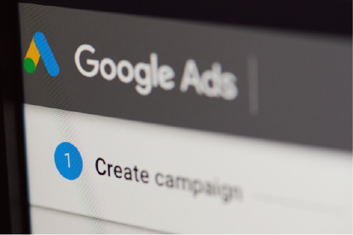 There is a logo of Google ads and the very first step of creating a video campaign.