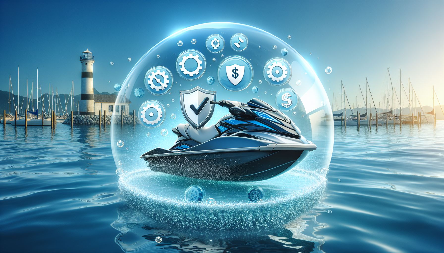 Personal watercraft warranty coverage in a marine setting