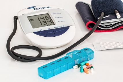 blood pressure monitor, medication