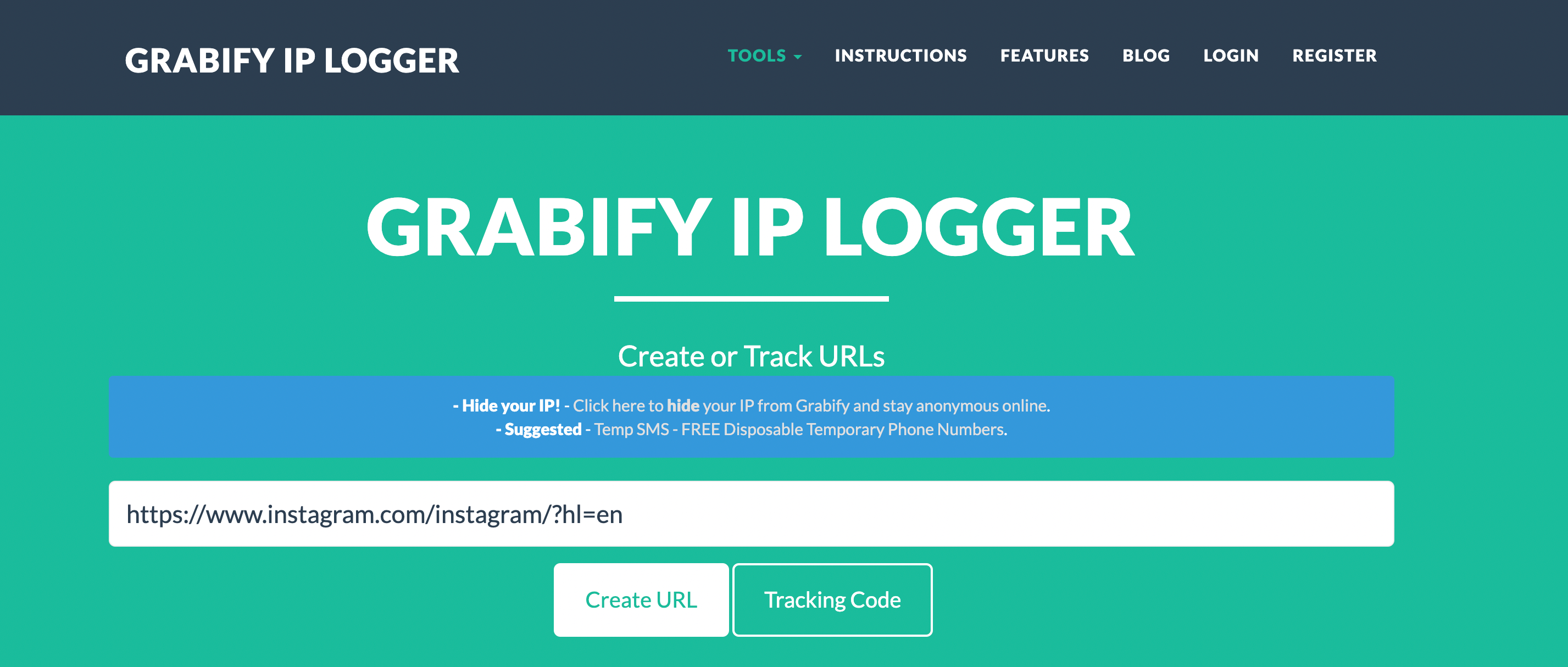 Grabify IP logger