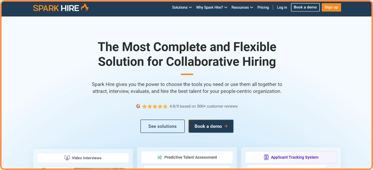 Spark Hire | Talent Acquisition Tools