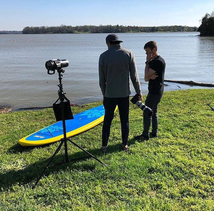 photography a solid paddle board