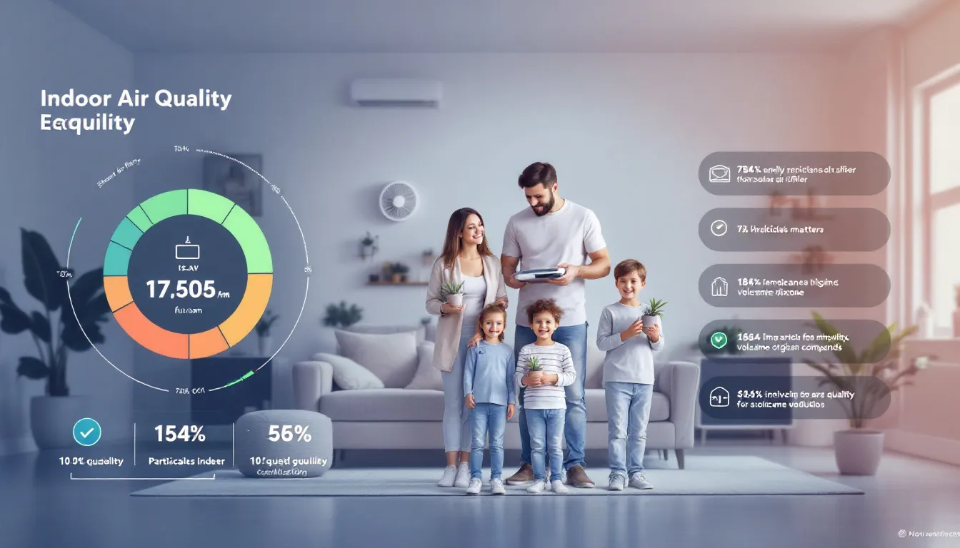 A family taking proactive steps to improve indoor air quality.