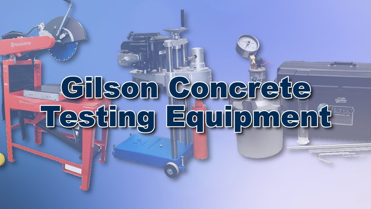 Gilson's concrete testing equipment