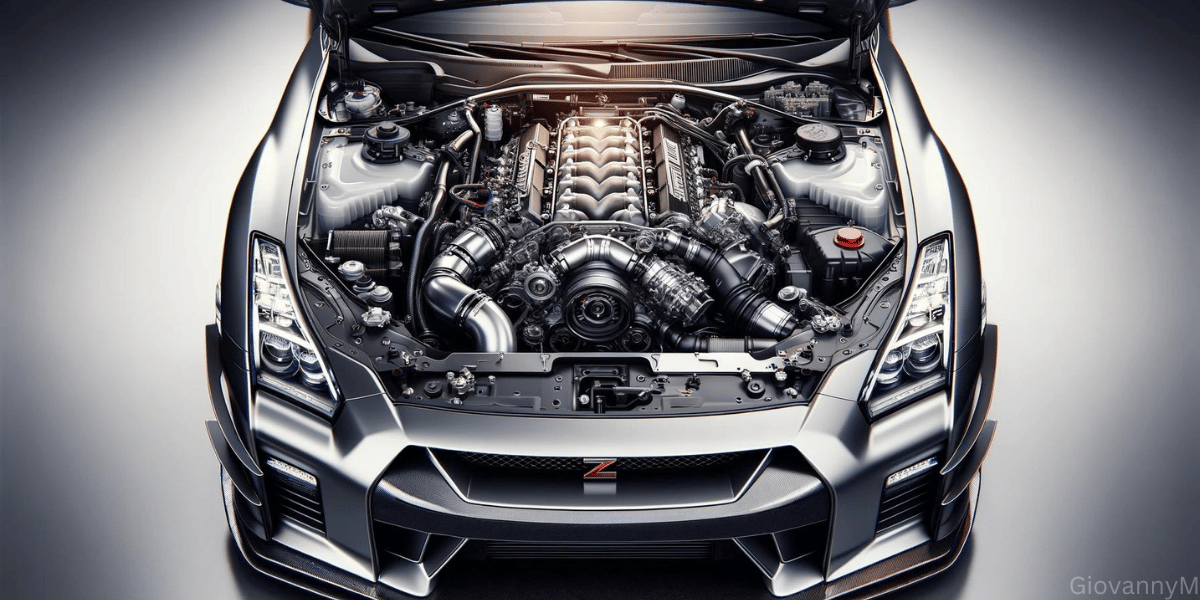 Showing how to wash or clean the main engine of the car remove rust.