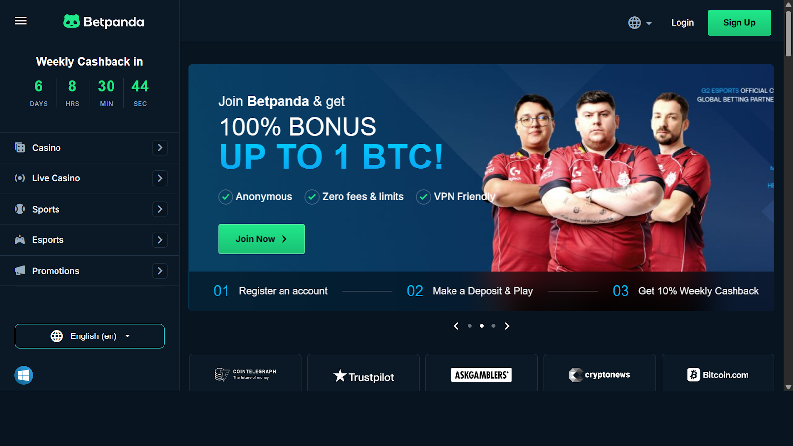 Betpanda-– Best for Massive Slot Variety