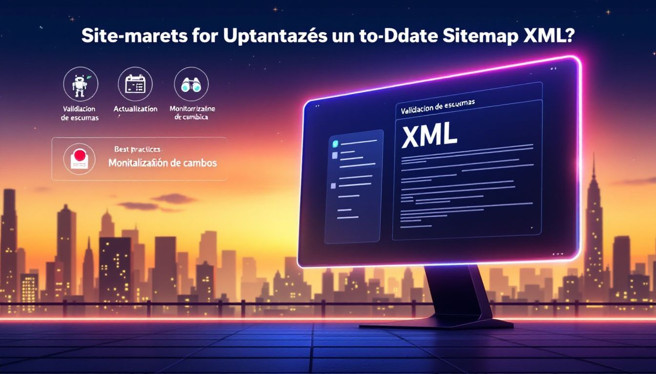 Lista de mejores prácticas para mantener un sitemap XML actualizado.