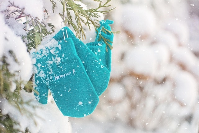 Use your bare hands, if it is too cold to be barefoot.