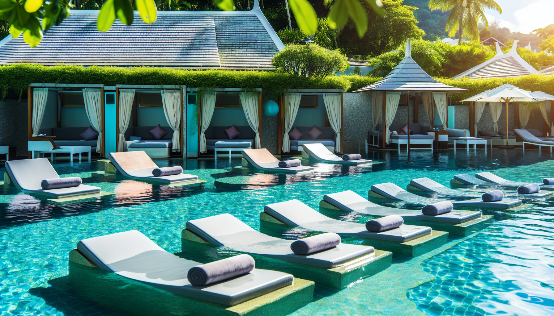 Exclusive poolside cabana experience at premier hotels