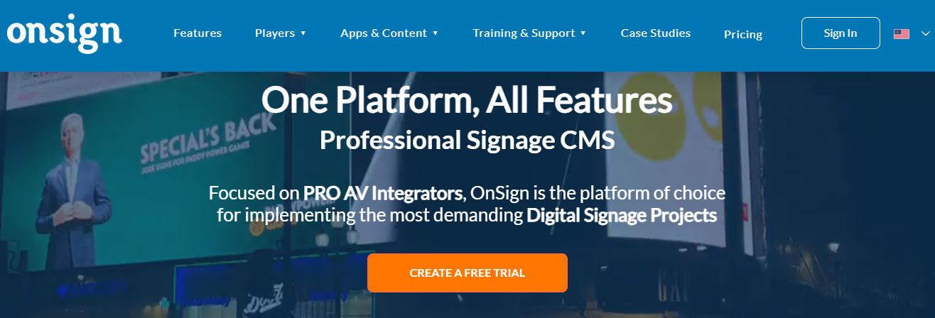 8 Best Digital Signage for Advertisers 7 onsign tv enterprise grade ad management