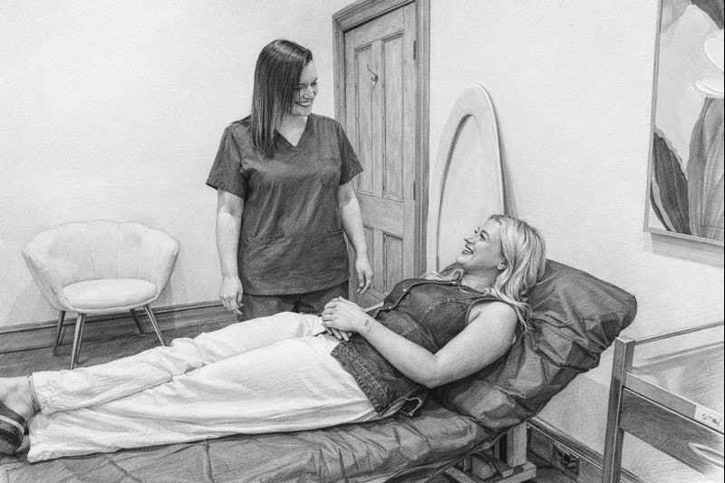 Recovering from Brachioplasty Surgery: A Complete Guide to Healing & Aftercare 9 Nurse seeing patient in Lorn