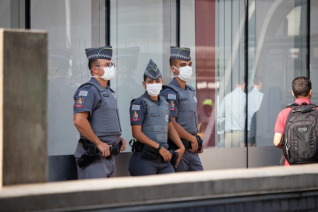 police, policeman, mask