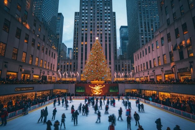 The spectacular Rockefeller Christmas Tree. 